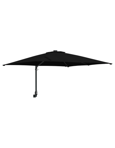 Ombrello da giardino Nero 248,5 x 247,5 x 160 cm