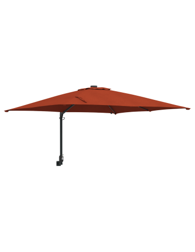 Ombrello da giardino Terracotta 248,5 x 247,5 x 160 cm