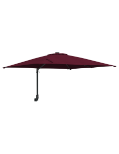 Ombrello da giardino Rosso Bordeaux 248,5 x 247,5 x 160 cm