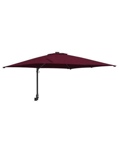 Ombrello da giardino Rosso Bordeaux 248,5 x 247,5 x 160 cm