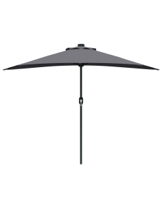 Ombrello da giardino Antracite 294 x 150 x 224 cm 2