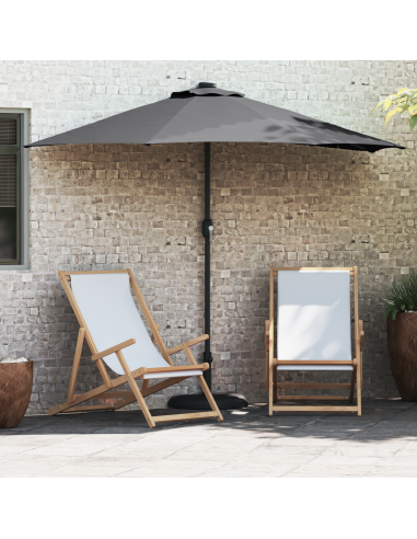 Ombrello da giardino Antracite 294 x 150 x 224 cm