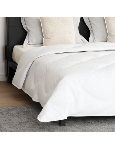 Piumone con cuscino 3 pcs Bianco Microfibra