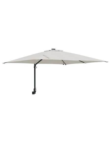 Ombrello da giardino Sabbia 248.5 x 247.5 x 160 cm Tessuto