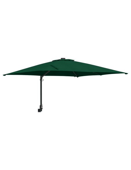 Ombrello da giardino Verde 248.5 x 247.5 x 160 cm Tessuto