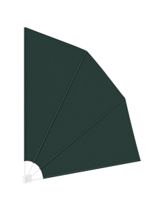 Schermo di Privacy per Balcone Verde Scuro 210 x 210 cm