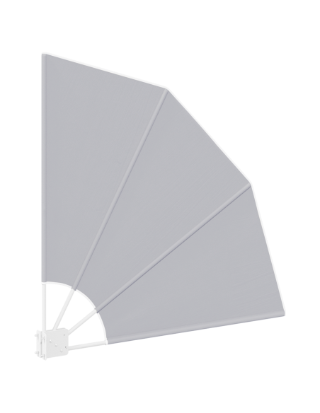 Schermo di Privacy per Balcone Grigio 115 x 115 cm Tessuto