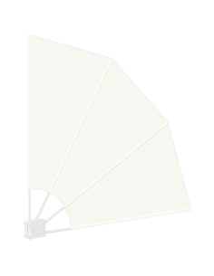 Schermo di Privacy per Balcone Crema 115 x 115 cm Poliestere