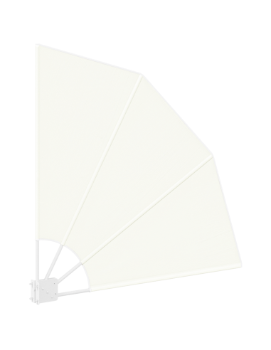 Schermo di Privacy per Balcone Crema 115 x 115 cm Poliestere