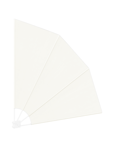 Schermo di Privacy per Balcone Crema 160 x 160 cm Poliestere