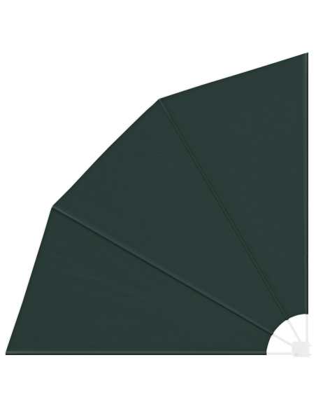 Schermo di Privacy per Balcone Verde Scuro 210 x 210 cm