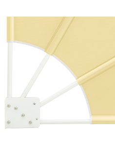 Schermo di Privacy per Balcone Sabbia 210 x 210 cm Poliestere 2