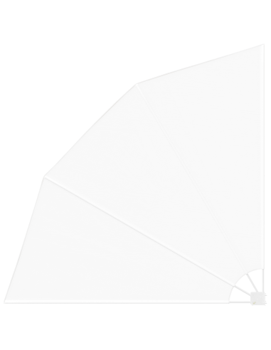 Schermo di Privacy per Balcone Bianco 210 x 210 cm Poliestere