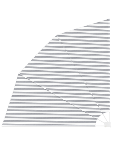 Schermo di Privacy per Balcone Antracite e Bianco 210 x 210 cm