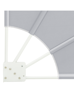 Schermo di Privacy per Balcone Grigio 115 x 115 cm Poliestere 2