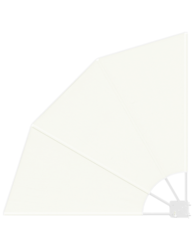 Schermo di Privacy per Balcone Crema 115 x 115 cm Poliestere