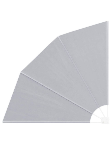Schermo di Privacy per Balcone Grigio 160 x 160 cm Tessuto