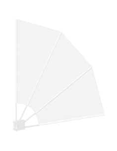 Schermo di Privacy per Balcone Bianco 115 x 115 cm Poliestere