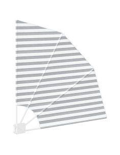 Schermo di Privacy per Balcone Antracite e Bianco 115 x 115 cm