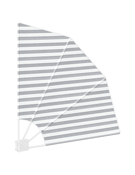 Schermo di Privacy per Balcone Antracite e bianco 115 x 115 cm