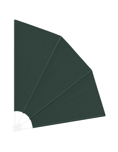 Schermo di Privacy per Balcone Verde Scuro 160 x 160 cm