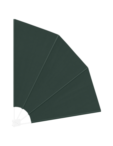 Schermo di Privacy per Balcone Verde Scuro 160 x 160 cm