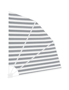 Schermo di Privacy per Balcone Antracite e Bianco 160 x 160 cm