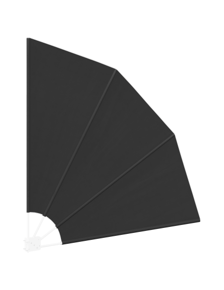 Schermo di Privacy per Balcone Antracite 140 x 140 cm