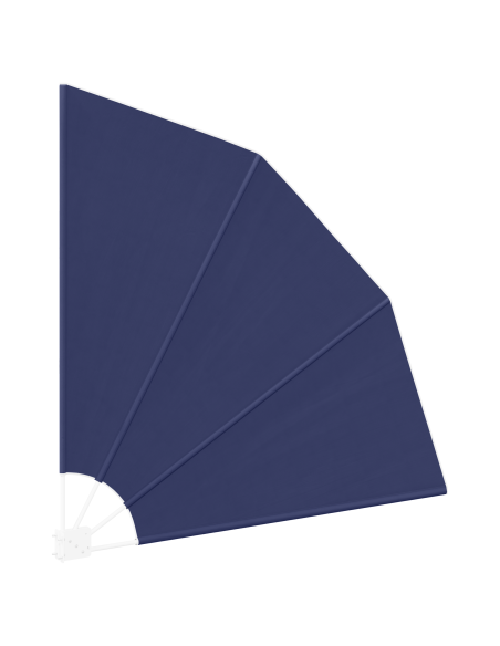 Schermo di Privacy per Balcone Blu navy 140 x 140 cm Poliestere