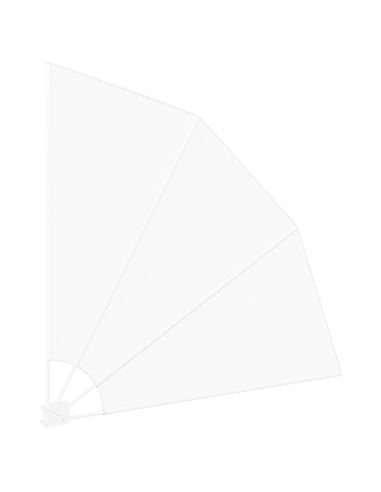 Schermo di Privacy per Balcone Bianco 140 x 140 cm Poliestere