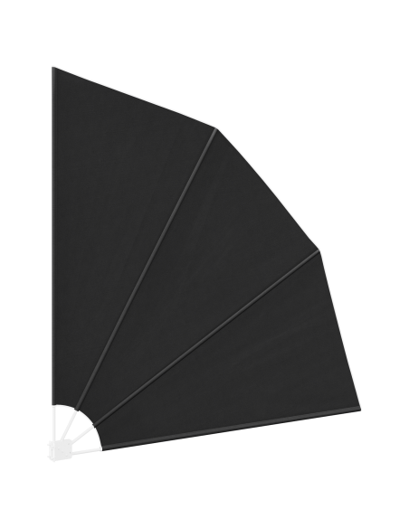Schermo di Privacy per Balcone Antracite 210 x 210 cm Tessuto