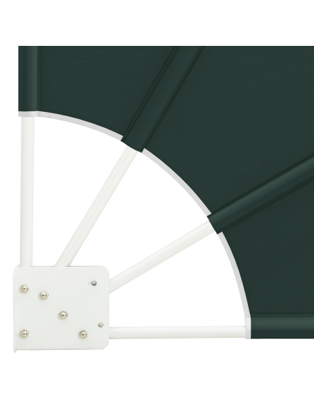 Schermo di Privacy per Balcone Verde Scuro 140 x 140 cm