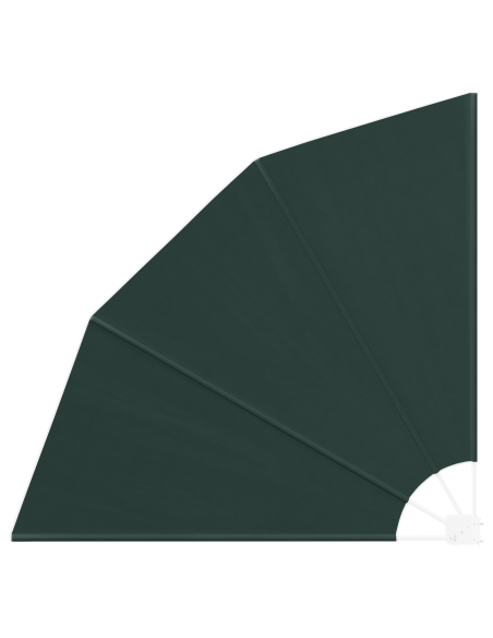 Schermo di Privacy per Balcone Verde scuro 140 x 140 cm Tessuto