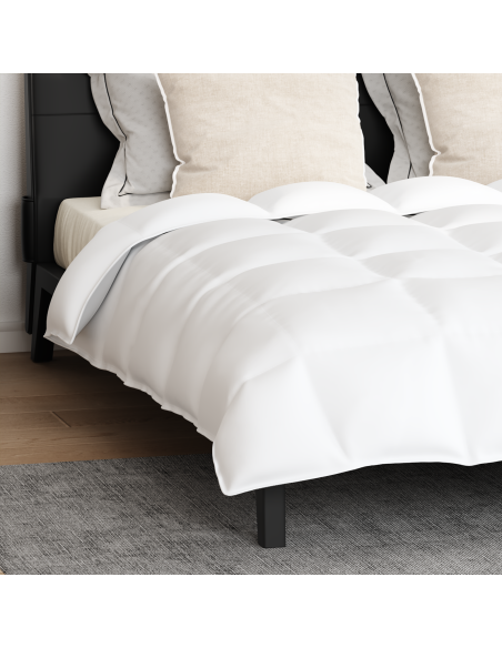 Set di Piumoni con cuscino 3 pcs Bianco Piuma d'anatra