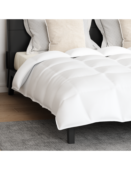 Set di Piumoni con cuscino 3 pcs Bianco Piuma d'anatra