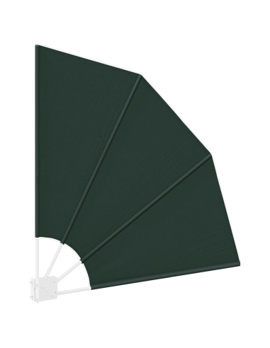 Schermo di Privacy per Balcone Verde Scuro 115 x 115 cm