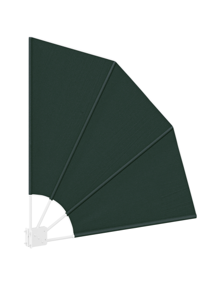 Schermo di Privacy per Balcone Verde Scuro 115 x 115 cm