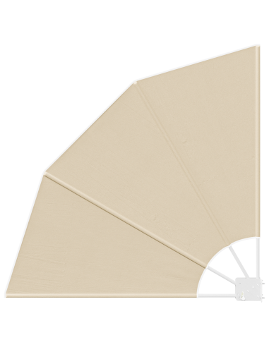 Schermo di Privacy per Balcone Beige 115 x 115 cm Poliestere