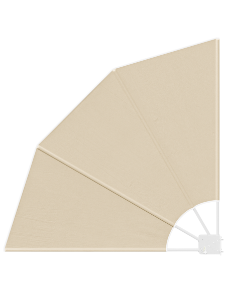 Schermo di Privacy per Balcone Beige 115 x 115 cm Poliestere