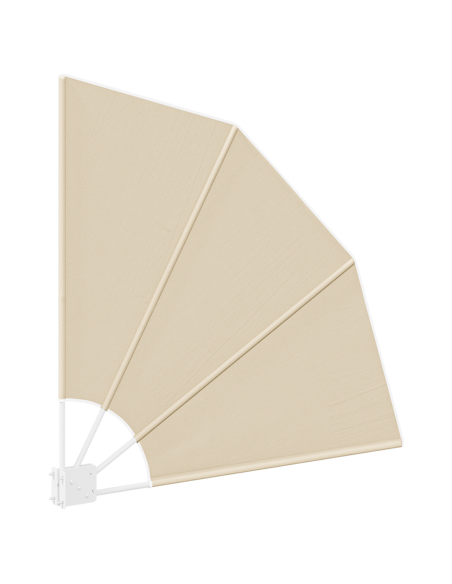 Schermo di Privacy per Balcone Beige 115 x 115 cm Tessuto