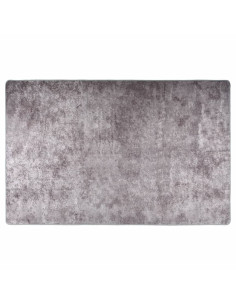 Tappeto Lavabile 80x150 cm Grigio Antiscivolo