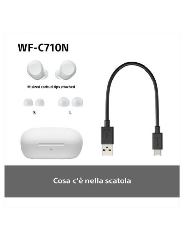 CUFFIE IN-EAR TRUE WRLS BIANCO