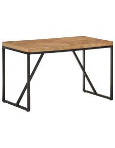 Tavolo da Pranzo 120x60x76 cm Legno Massello di Acacia e Mango