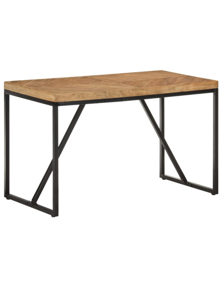 Tavolo da Pranzo 120x60x76 cm Legno Massello di Acacia e Mango