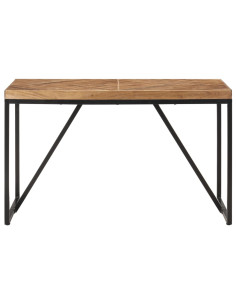 Tavolo da Pranzo 120x60x76 cm Legno Massello di Acacia e Mango 2