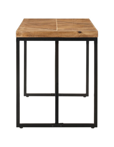 Tavolo da Pranzo 120x60x76 cm Legno Massello di Acacia e Mango