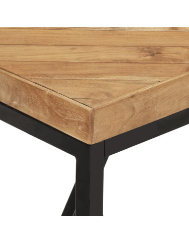 Tavolo da Pranzo 120x60x76 cm Legno Massello di Acacia e Mango