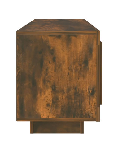 Mobile TV Rovere Fumo 102x35x45 cm in Legno Multistrato