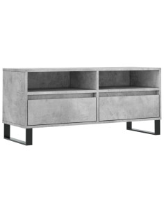 Mobile per TV Grigio Cemento 100x34,5x44,5 cm Legno Multistrato