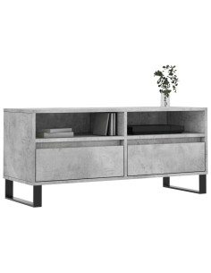 Mobile per TV Grigio Cemento 100x34,5x44,5 cm Legno Multistrato 2